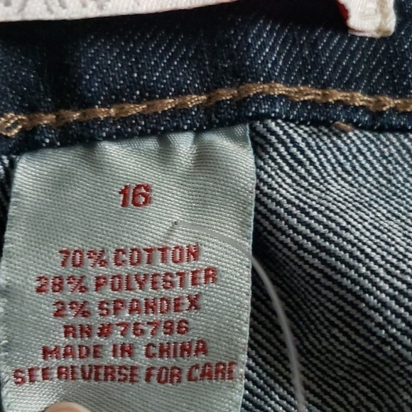 I.Q. & Company dark wash jean capris - Picture 8 of 9